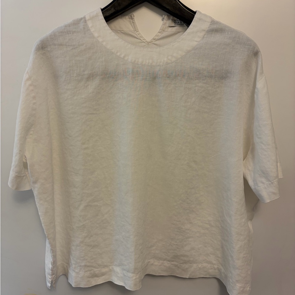 White Linen Blouse Masai Copenhagen
